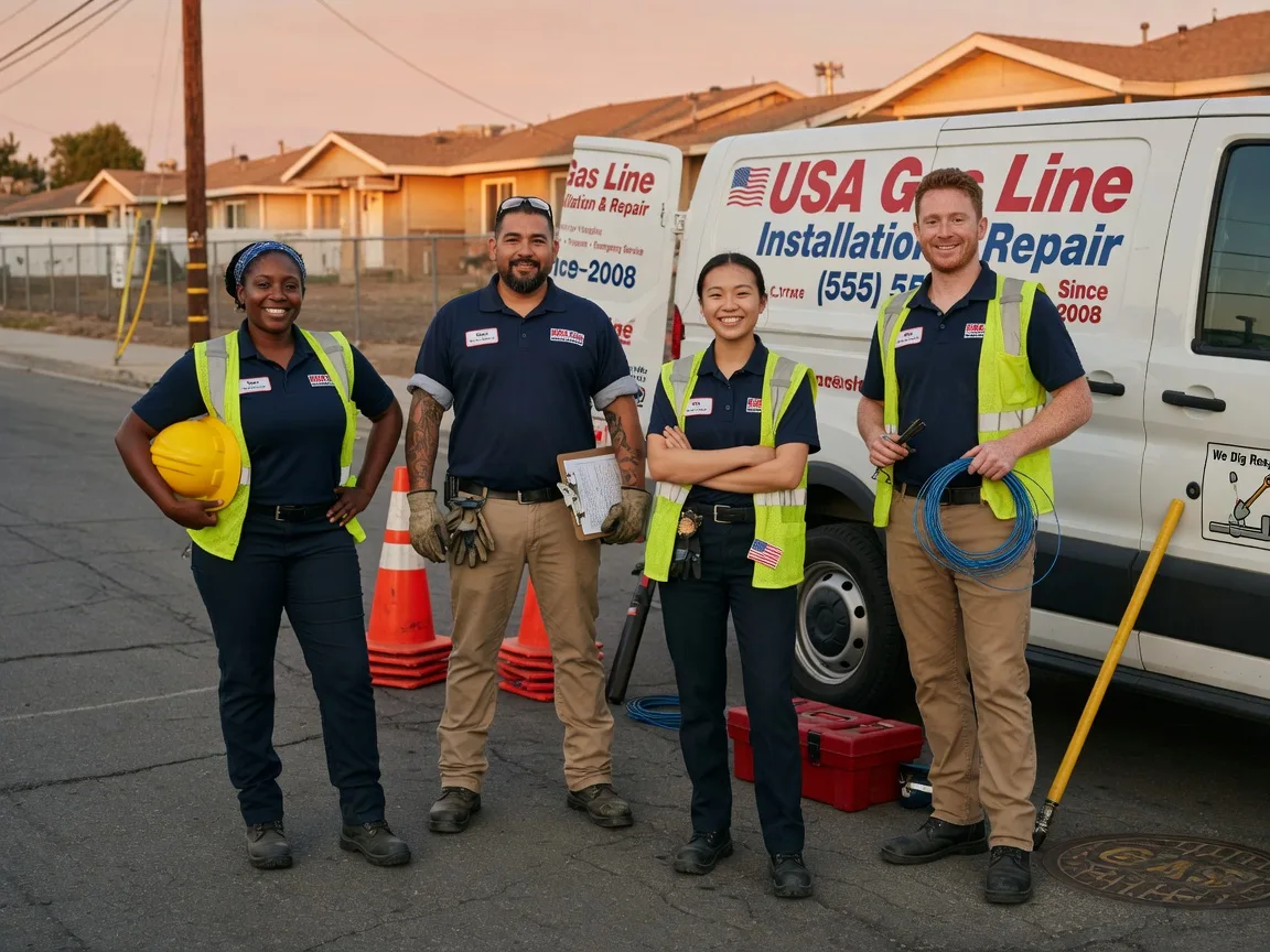 Gas Line Installation company in Holabird, SD